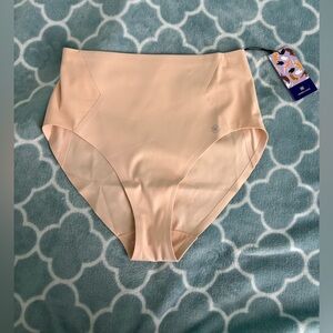 Honey love High-Waisted Peach Bikini Bottom